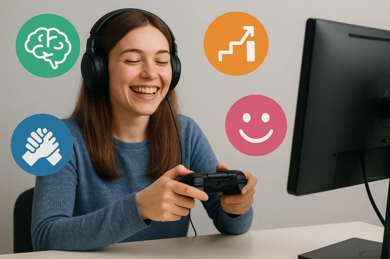 Videospiele als Wohlfühl-Booster: Deutsche Spieler*innen profitieren deutlich